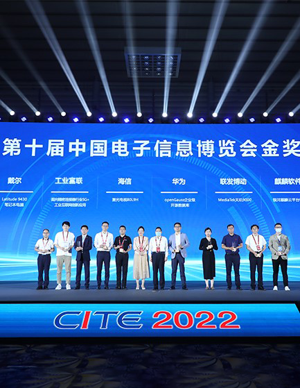 中国电子信息博览会金奖