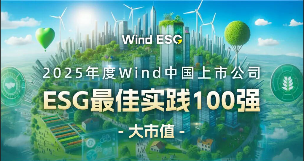 2025年度Wind中国上市公司 ESG最佳实践100强